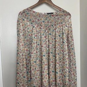 Lane Bryant Multicolor Floral Top